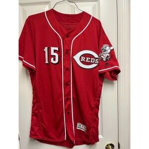 NWOT #15 Janda Cincinnati Reds 46 Flex Base Jersey Red